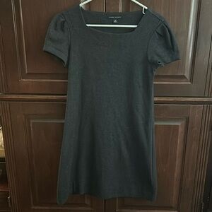 Banana Republic Wool Sheath Dress, Charcoal Gray, Sz XS